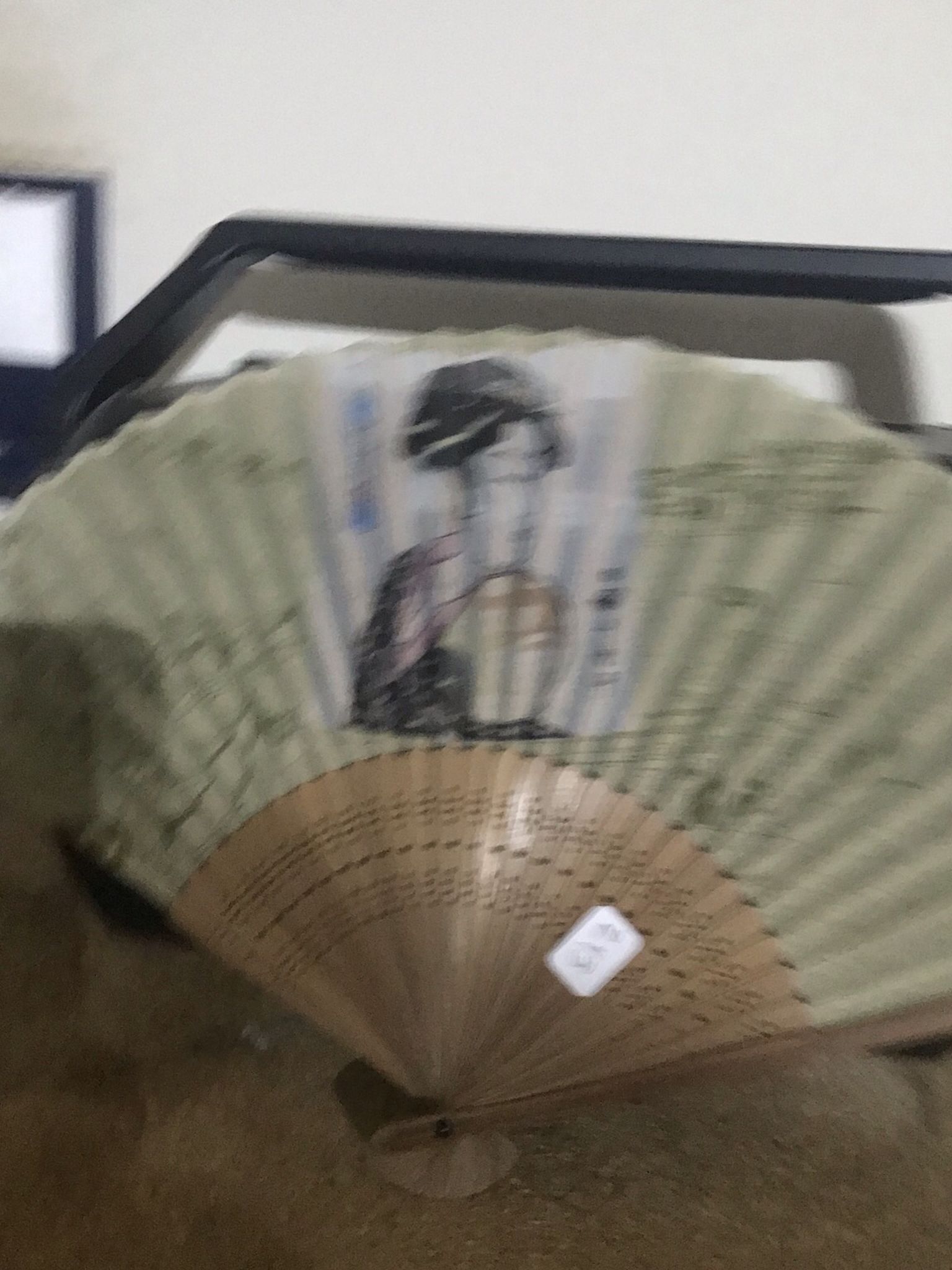 Antique Geisha Dolls And 2 Fans