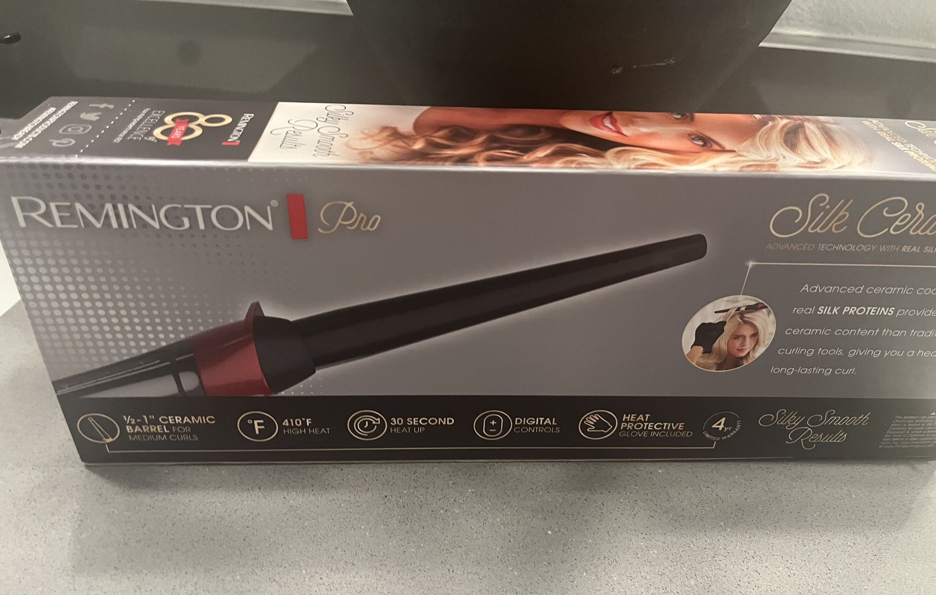 Remington Pro Silk Ceramic Curling Wand