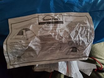 Boulder creek tent