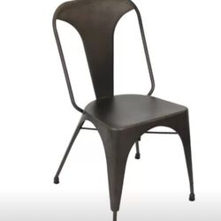 Metal Industrial Design Dining Chairs (set of 4)