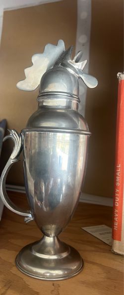 Vintage Barware Rooster Cocktail Shaker