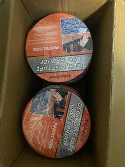 Deck joist tape waterproof (8) 400’ - 50’ each