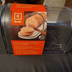 Reddy Black Expandable Food Container for Dogs, Large