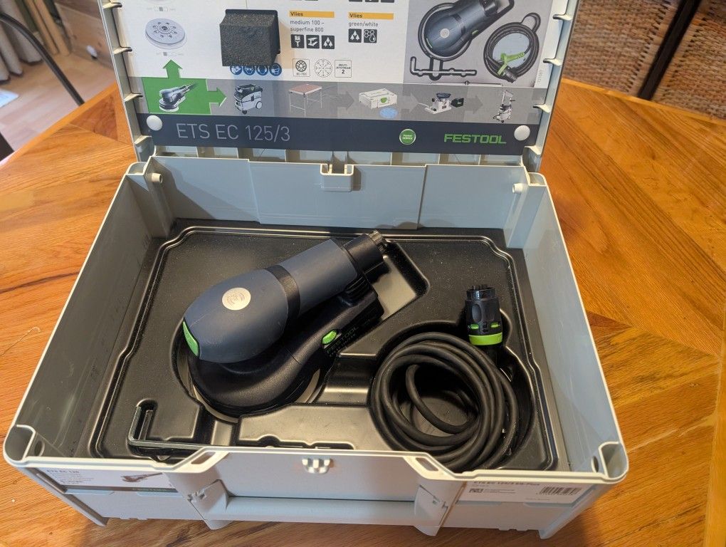 Like New 5" Festool Sander ETS EC 125/3