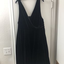 Plus Size Velvet Dress