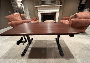 2019 Lightly Used iMovr Lander Wood Grain Top Standing Desk LN1X-RED3047WG - North Olmsted, OH