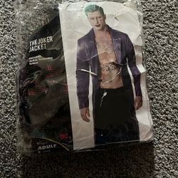 The Joker Jacket Adult Size Perfect Condition 