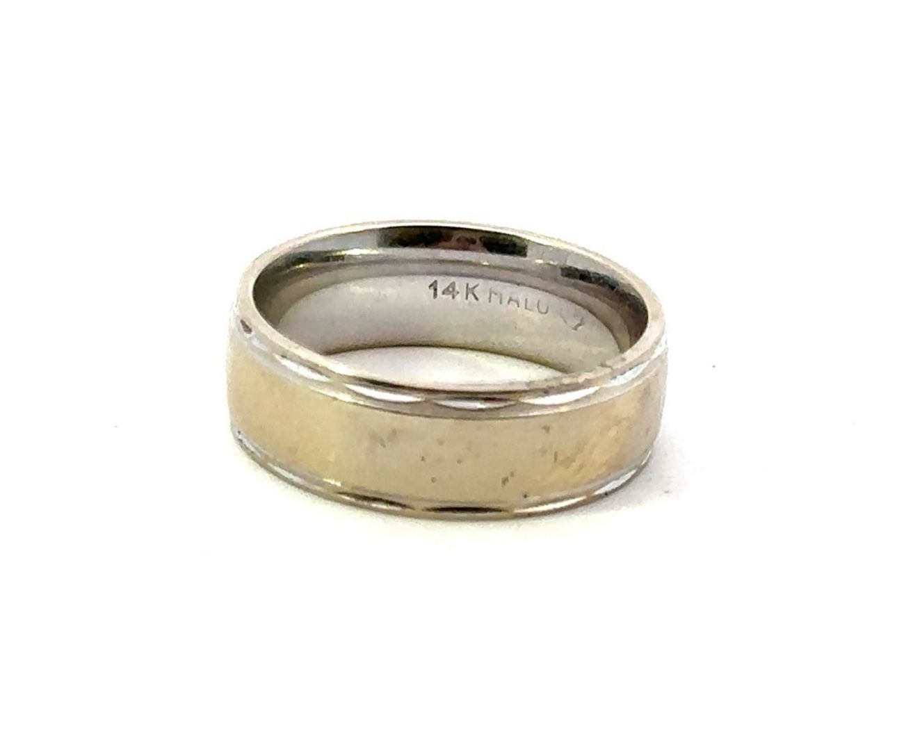 Woman’s Ladies 14k White Gold Wedding Band Ring Size 5 GP3069807