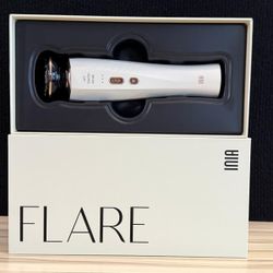 INIA 3-in-1 Face & Neck Beauty Device – Red Light, Cooling & Vibration Tool (White)