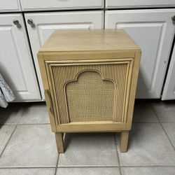 Wooden Nightstand / Storage Cabinet 