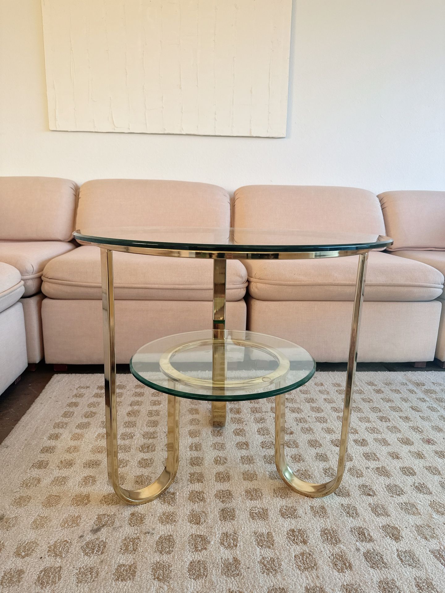 1970s Hollywood Regency Side Table