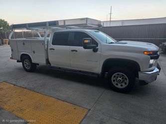 2020 Chevy 3500 HD crew cab with 8’ service bed