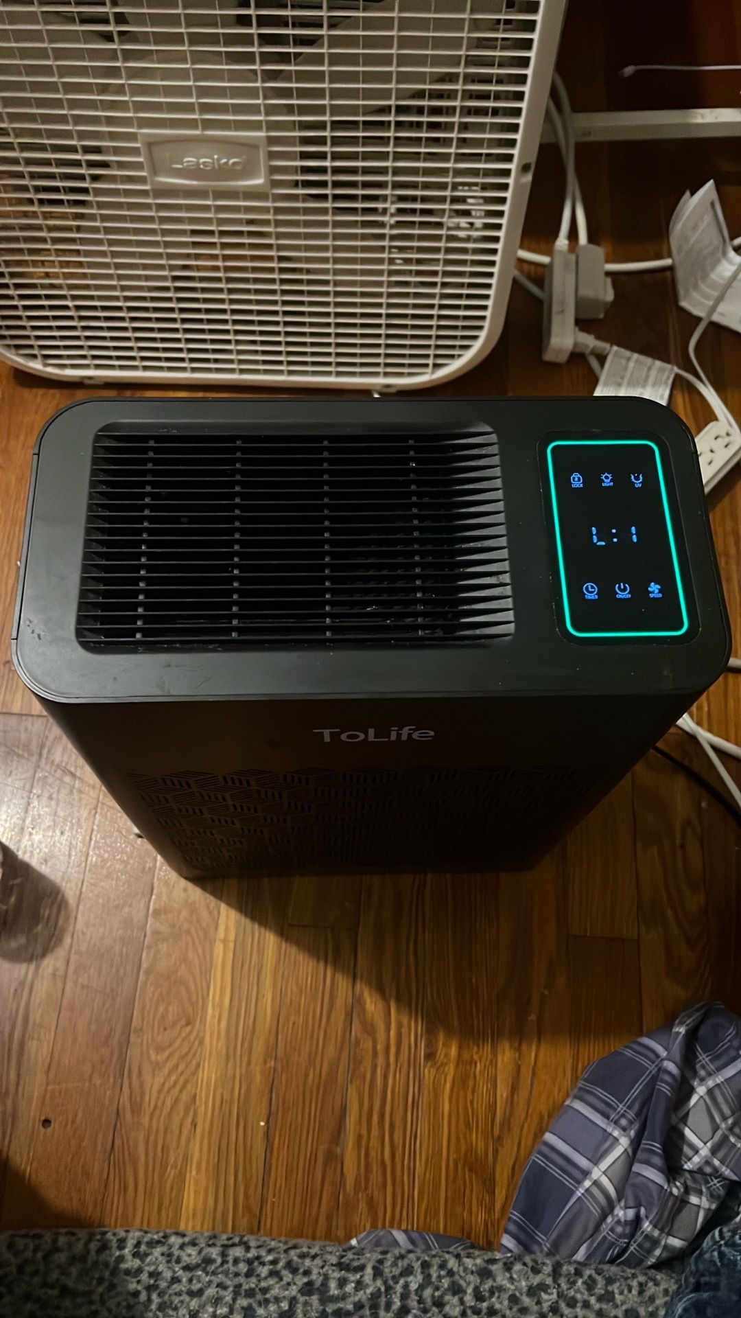 ToLife Air Purifiers for Home Large Room Up to 1295 Ft² with PM 2.5 Display Air Quality Sensor, Auto Mode, Timer, Air Purifier for Bedroom Filters Smo