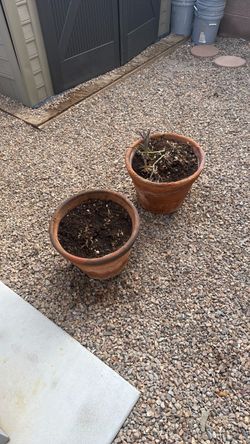 Clay pots