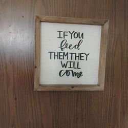 Wood Frame Wall Decor Artwork 