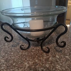 Decorative Glass Candle Holder