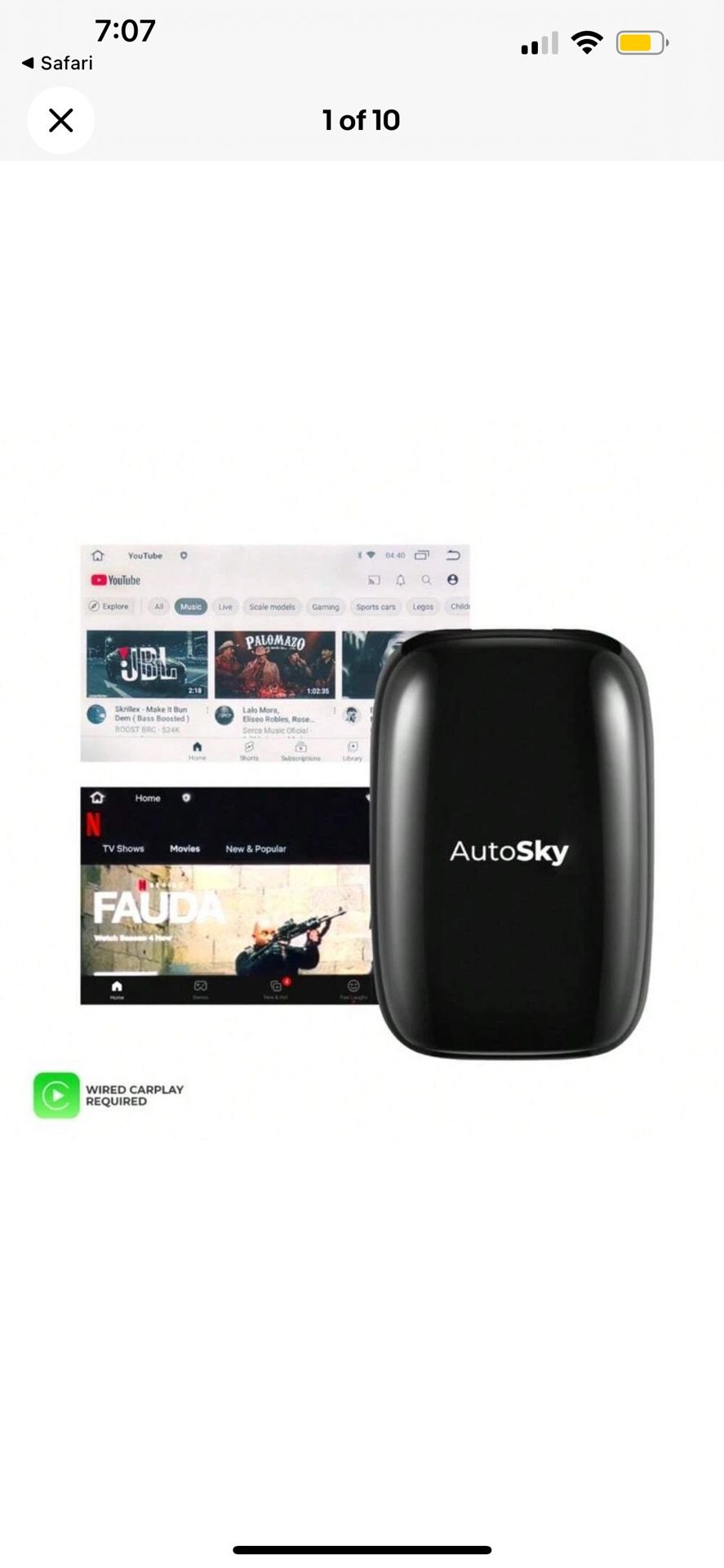 Auto Sky Car Device