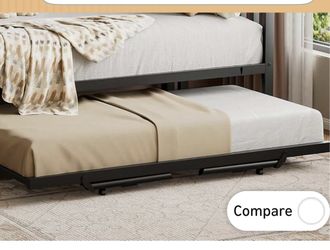 TWIN Mattress and trundle frame