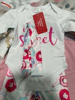 Baby Girl 3-Piece Outfit Set 3-6M