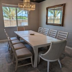 Dining Table With 10 Chairs