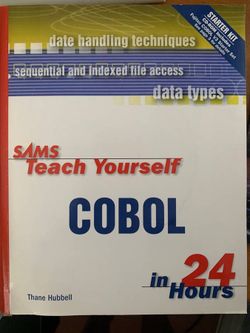 Lot of four (4) COBOL books