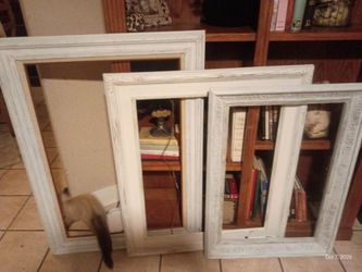 3 Beautiful Large Wood Frames