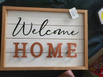 Farmhouse wall decor welcome