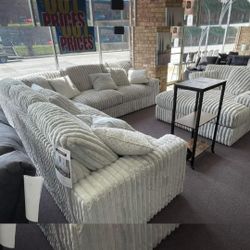 Luxurious, Comfortable and Modern Corner Sofa Set