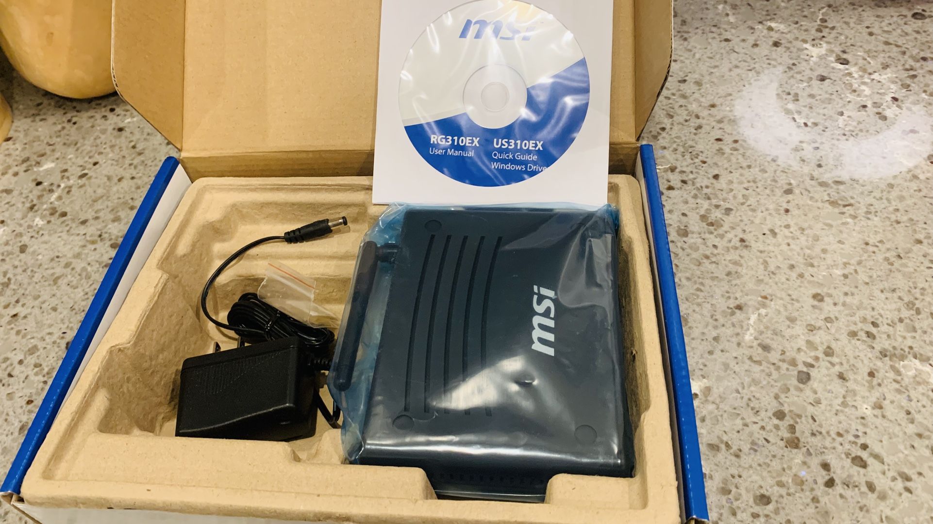 MSI WiFi router and switch