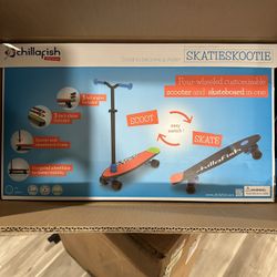 chillafish skatieskootie 2-in-1 skateboard and scooter
