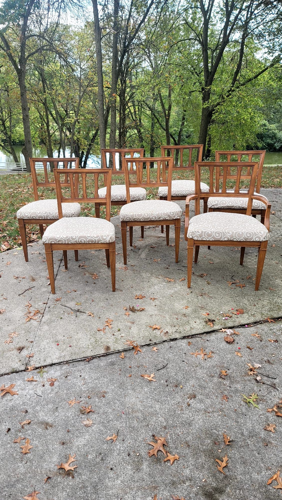 7 Mid Century Dining Chairs