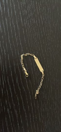 Gold Baby Anklet 10k