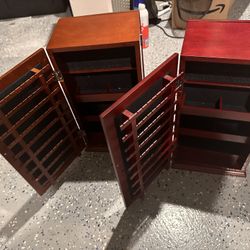 2 Wood jewelry boxes