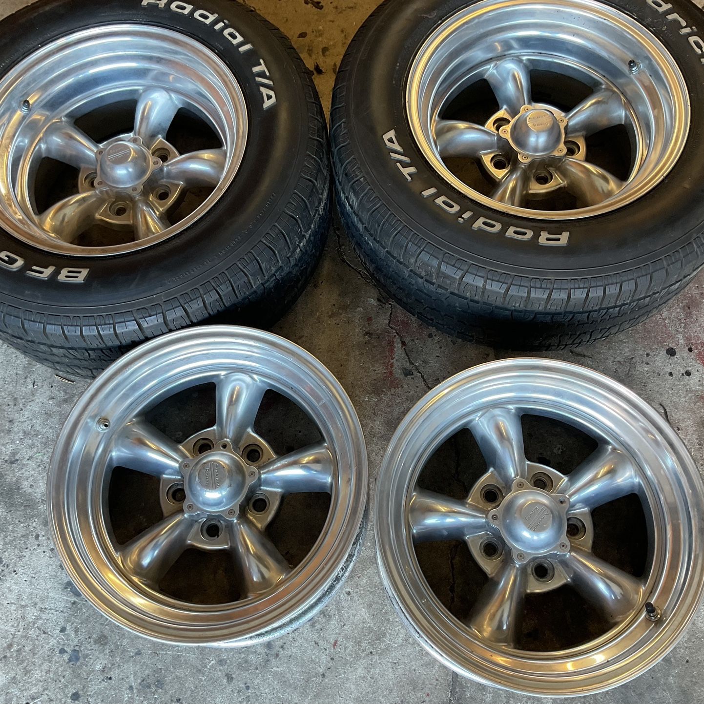American Racing Wheels 2 Front 15x7 And 2 Rears . 15x8 Aluminum for ...