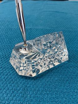 Exquisite Waterford Crystal Pen/Paperweight