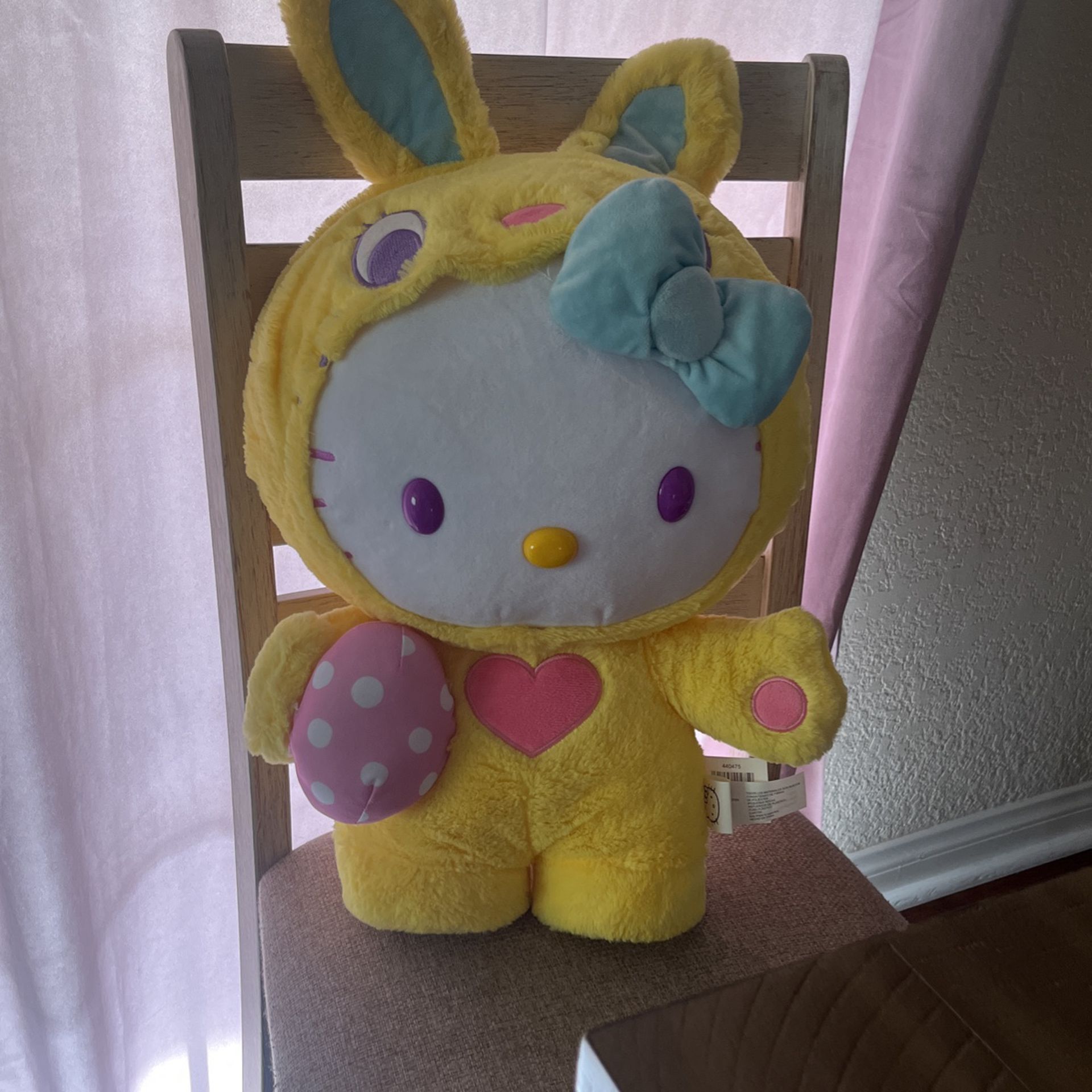 Large Hello kitty Stuffed Animal Easter  