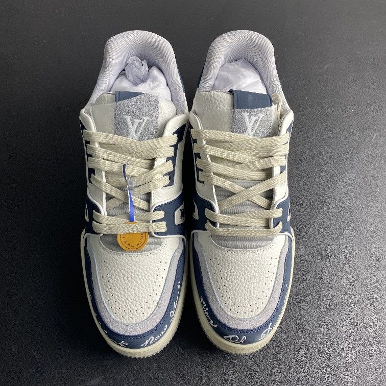 Read Listing BEFORE Responding - LOUIS VUITTON TRAINER SNEAKERS BRAND NEW VIRGIL ABLOH OFF WHITE