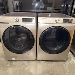 SAMSUNG XL CAPACITY WASHER DRYER ELECTRIC SET 