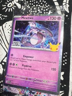 Mewtwo Promo 30th Anniversary (SEALED!) Pokémon Card