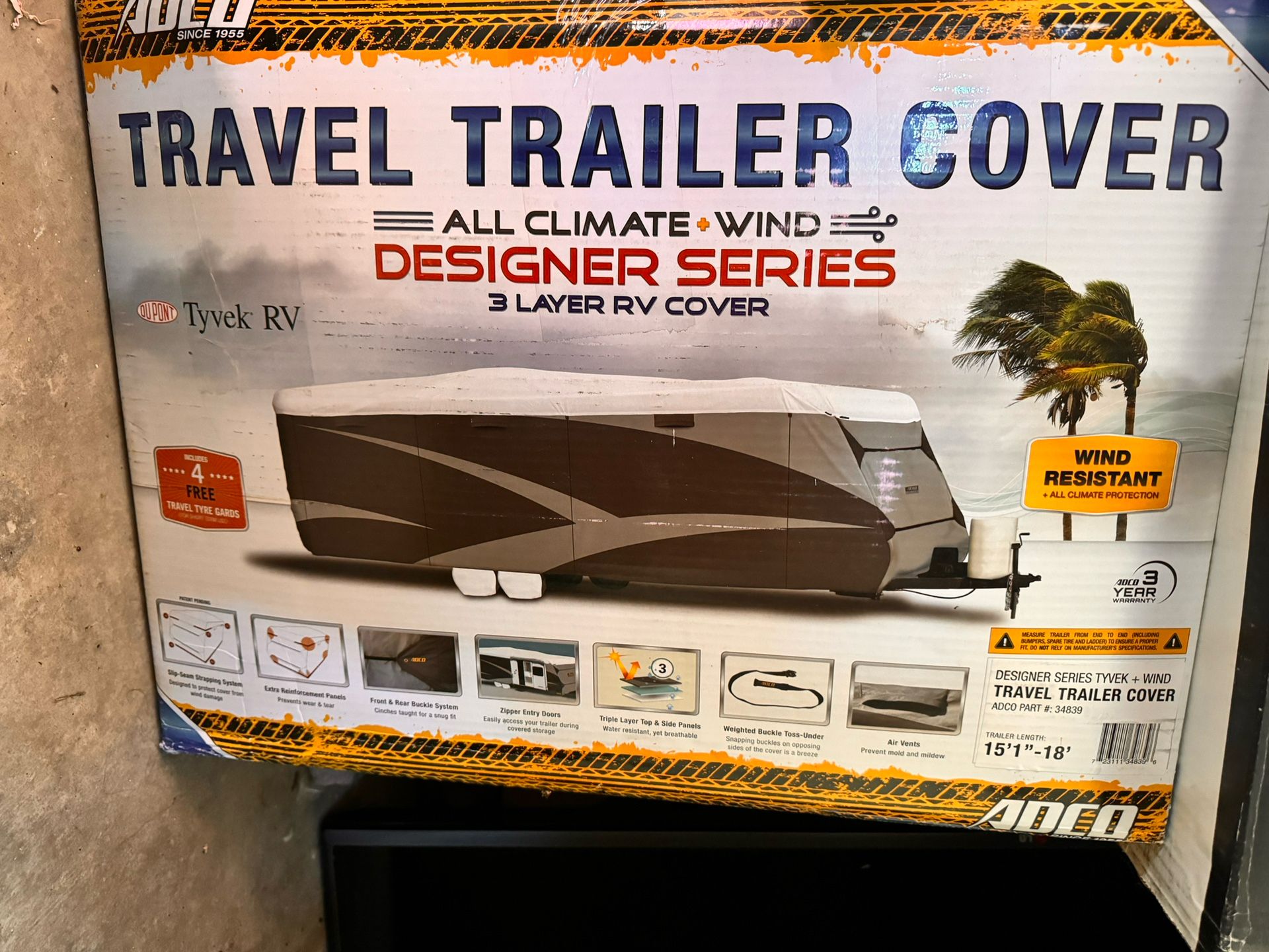Camper Trailer Cover And Propane Cover
