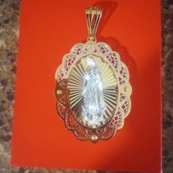 Dije De Guadalupe Oro 14kl