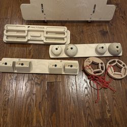 Frictitious Monolith Hangboard With Door mount And Swappable Holds