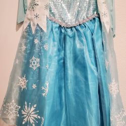 Disney Store Frozen Elsa Costume 9/10