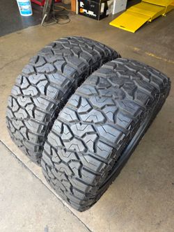2) 37x12.50R22 Arroyo RT Tamarock tires