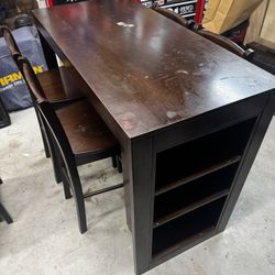 High Table and Chairs