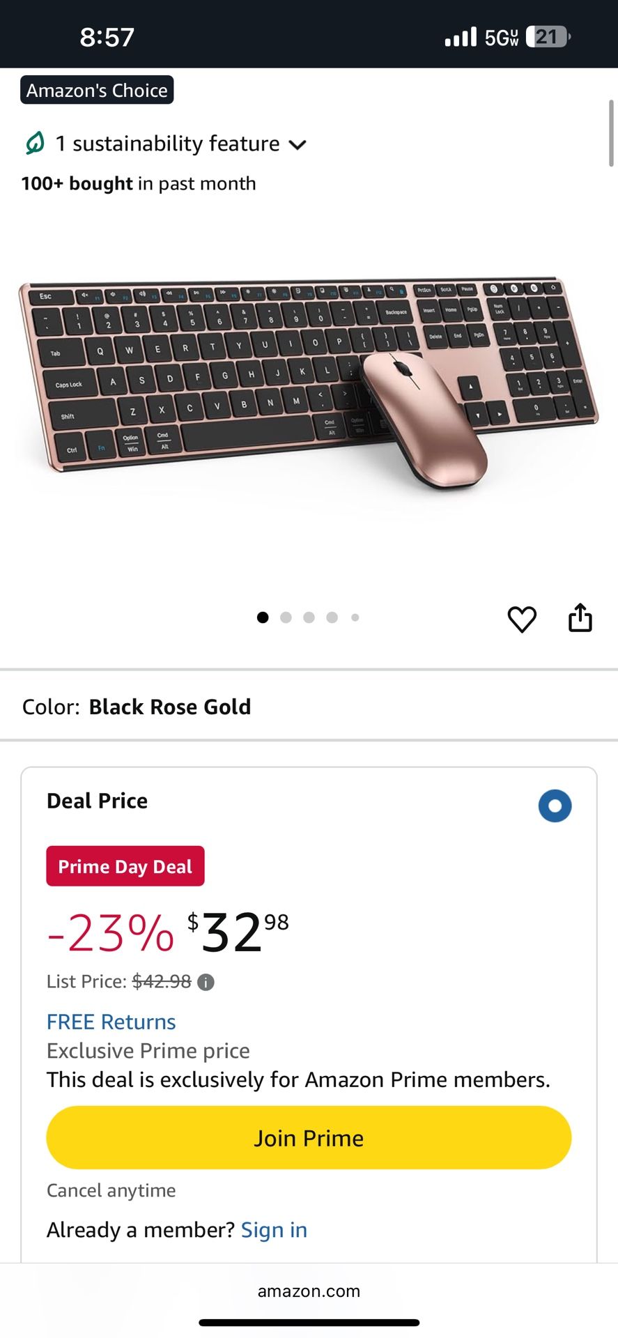 Bluetooth Keyboard/mouse