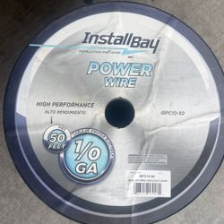 Install Bay Power Wire 1/0 GA