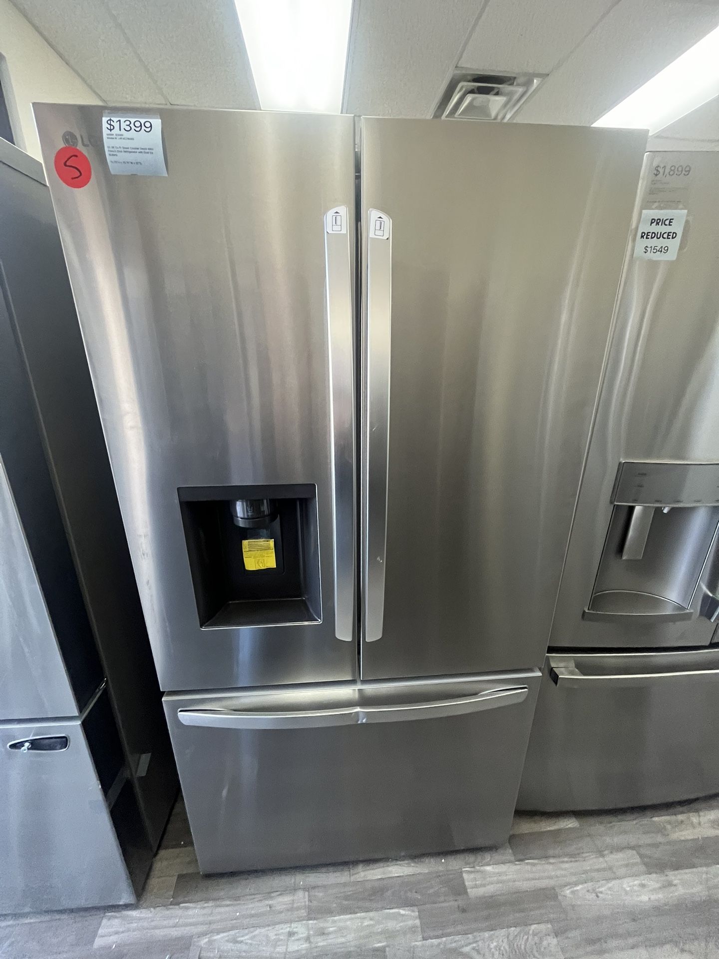 Wow Only $1399!! Open Box with Minimal Cosmetic Wear LG COUNTER DEPTH Fridge, Tested, Includes One Year Warranty