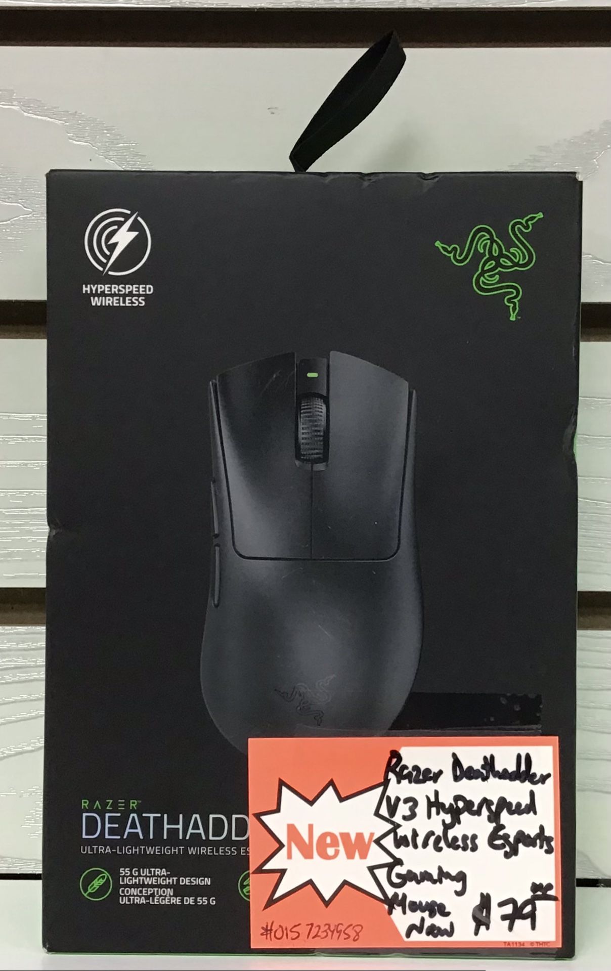 Razer DeathHadder V3 Hyperspeed Wireless Esports Gaming Mouse New 