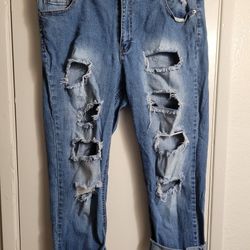 Forever 21 Cut Jeans